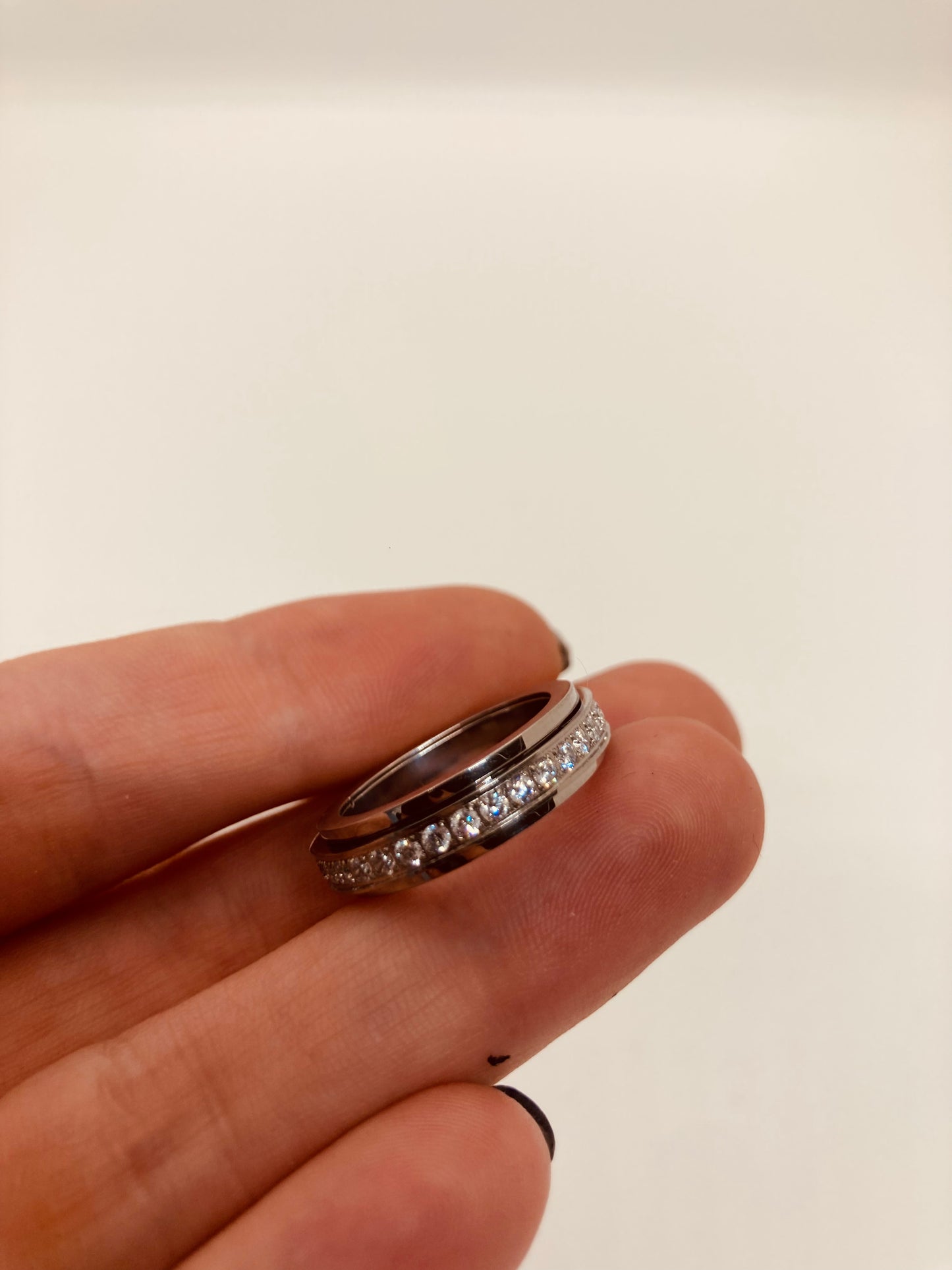 Anillo Silver Cristales