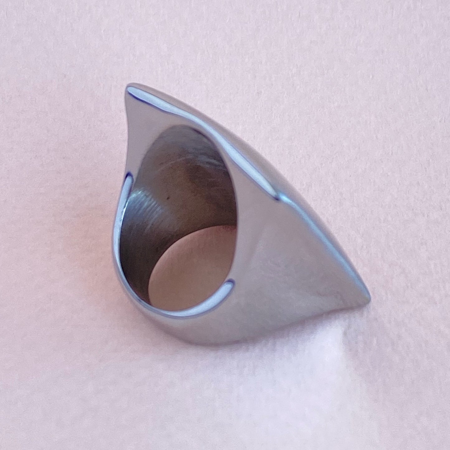 Anillo Cuadrado Grande Silver CUAD001