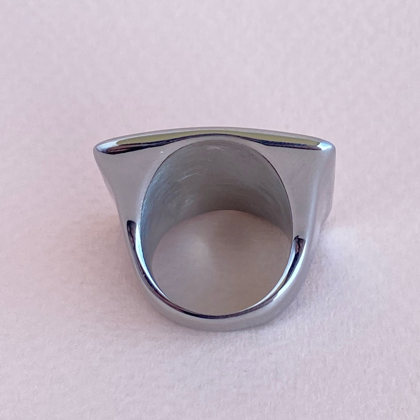 Anillo Cuadrado Grande Silver CUAD001