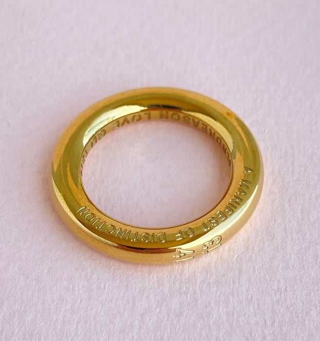 Anillo Unisex Gold Bold