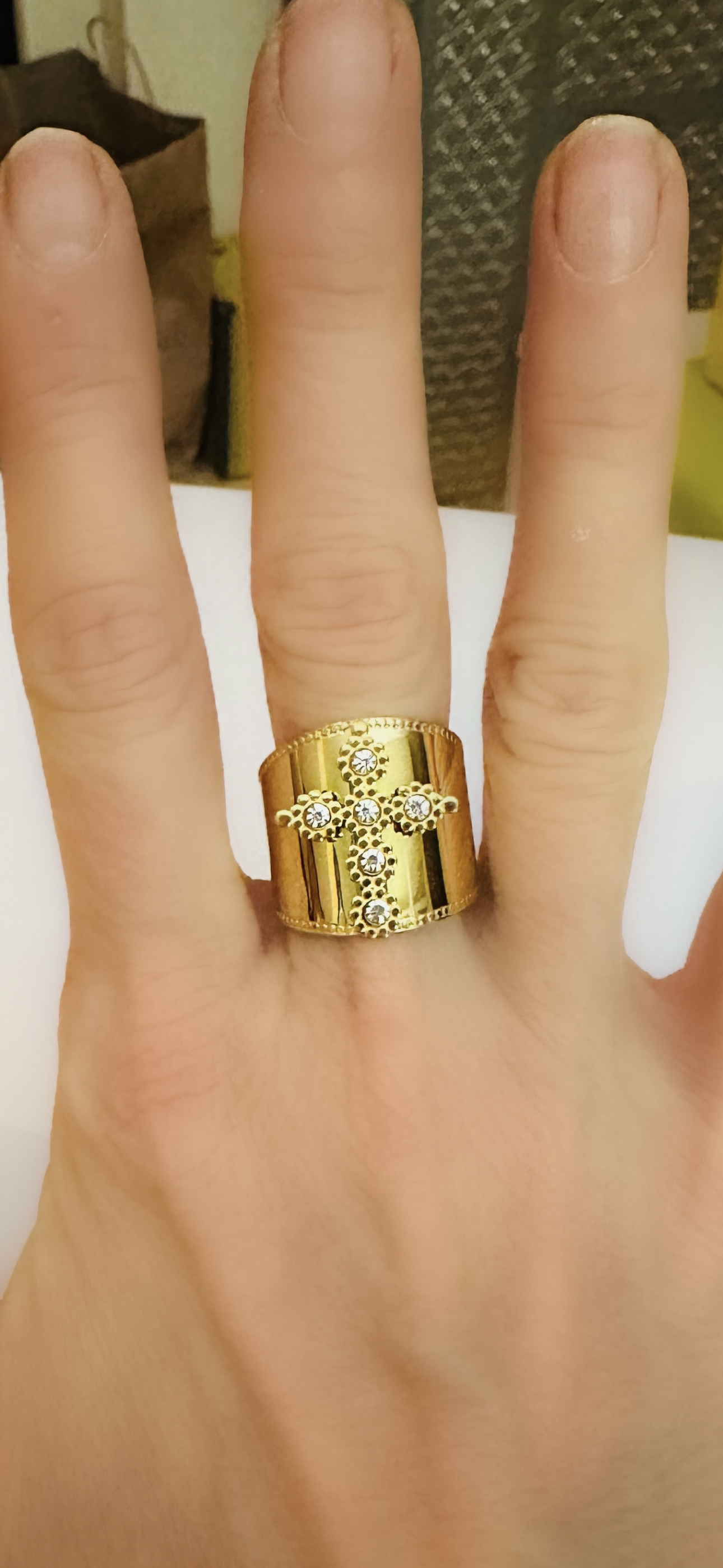 Anillo Gold Cruz