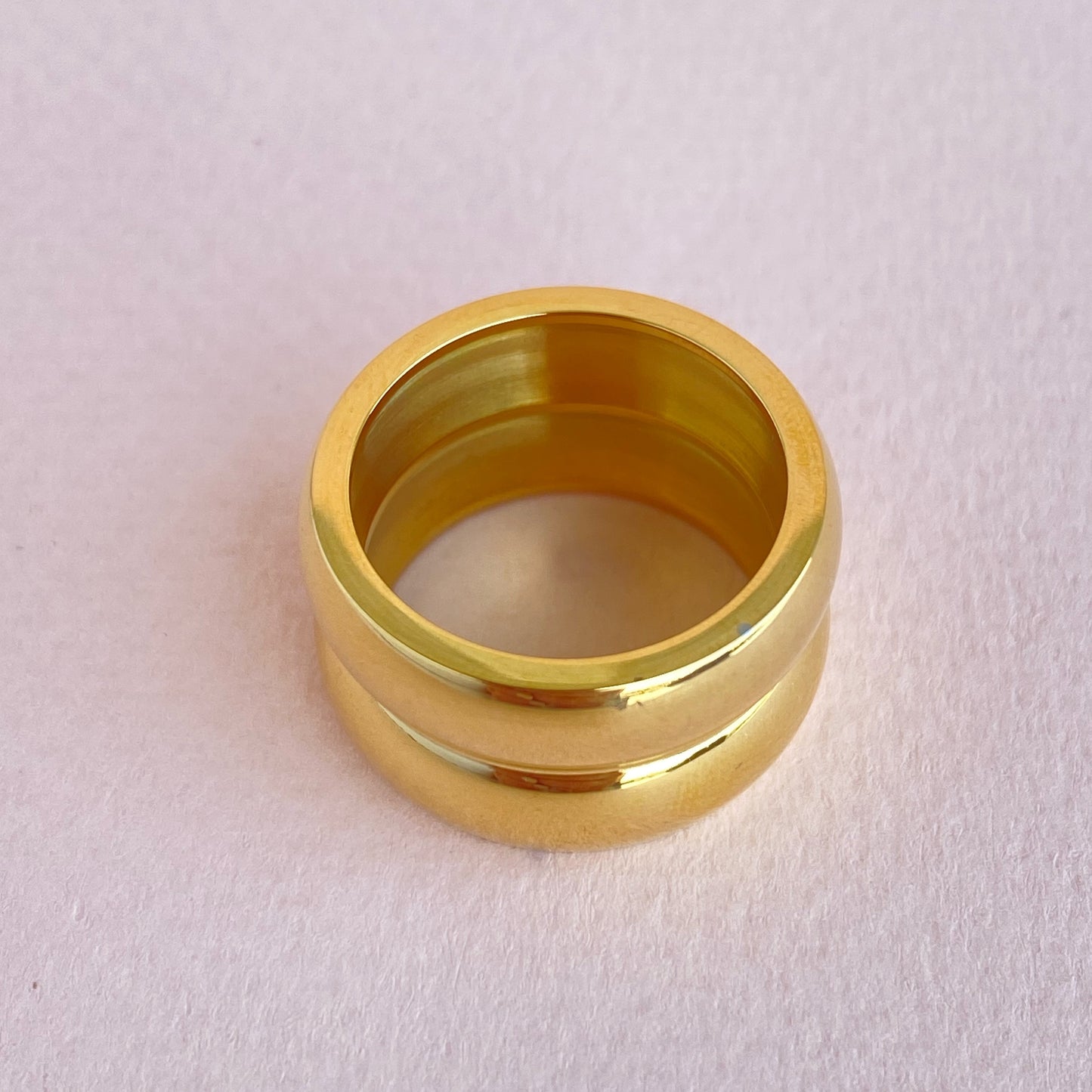 Anillo Bold Doble Gold