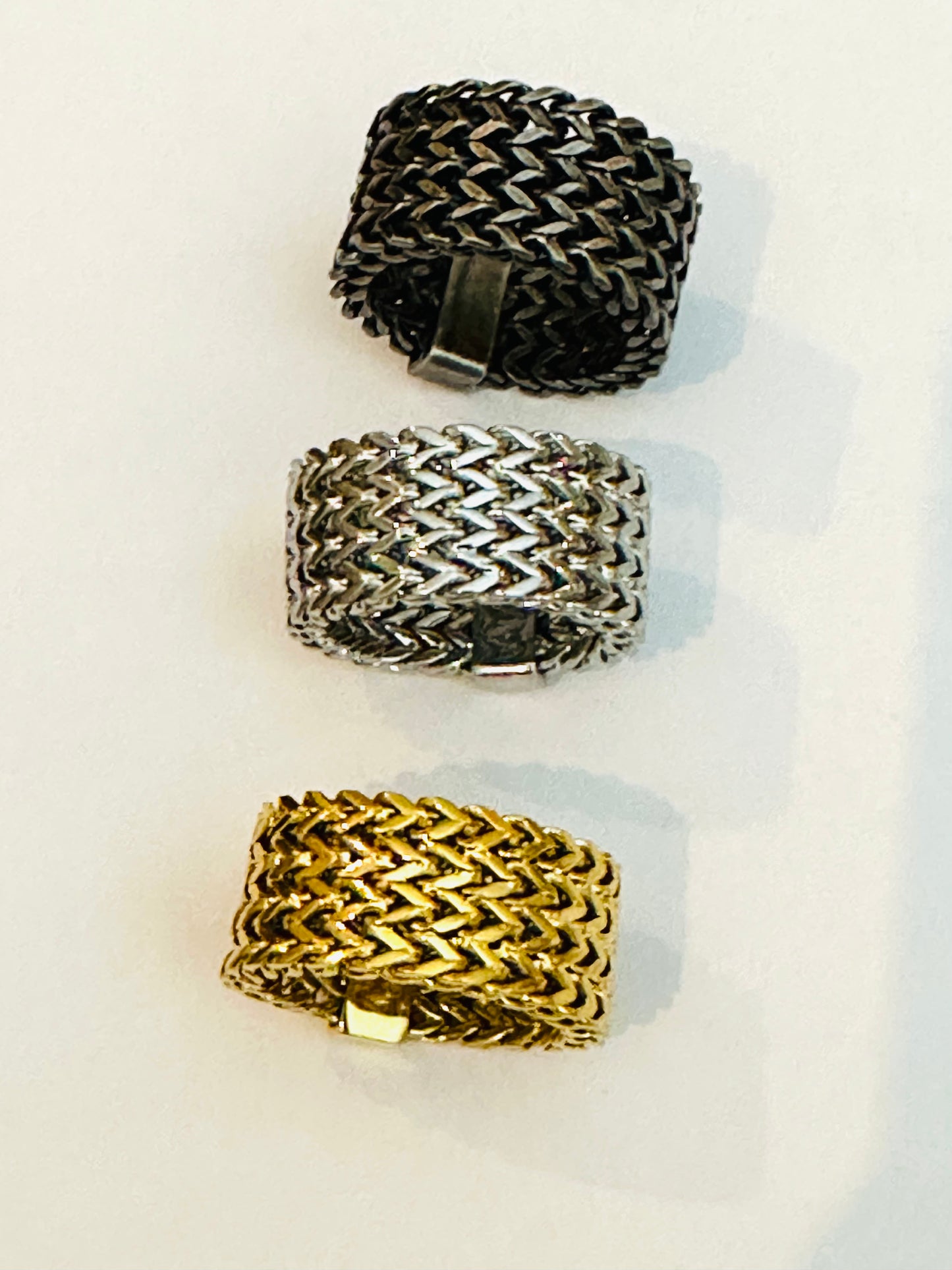 Anillo Trenzado Black