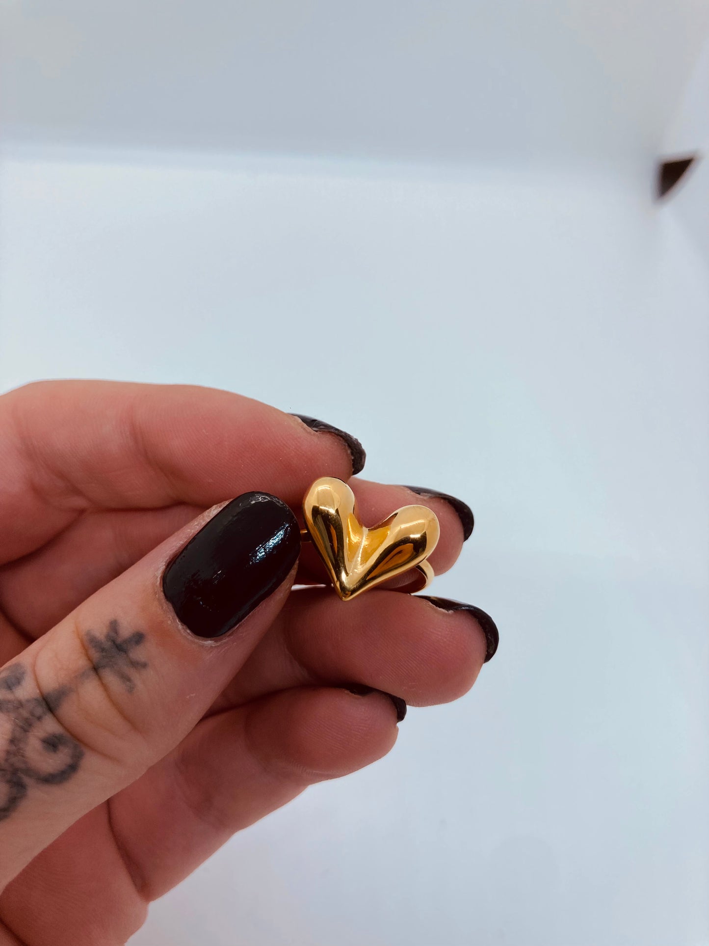 Anillo Gold Corazón Ajustable