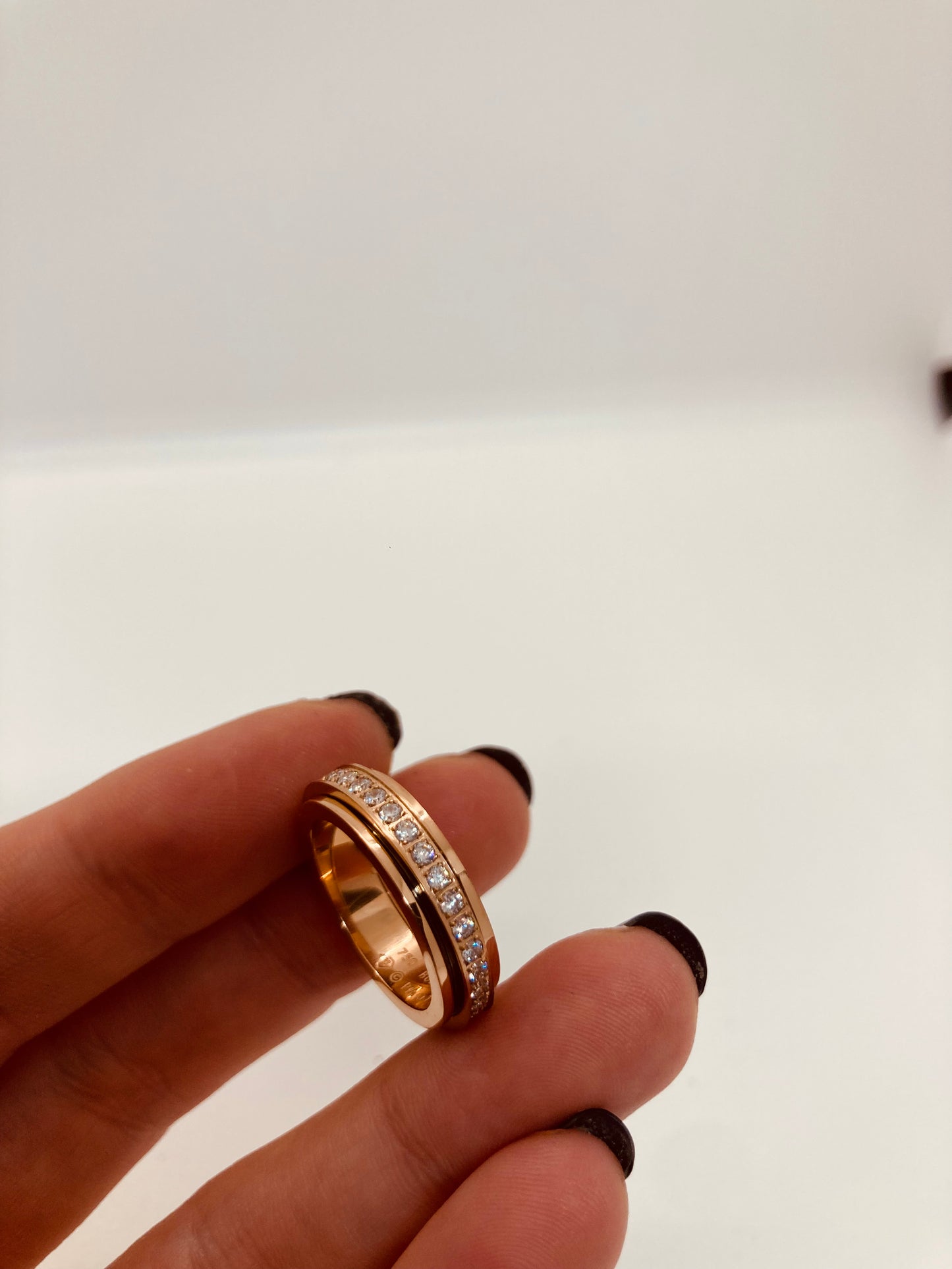 Anillo Rose Gold Cristales