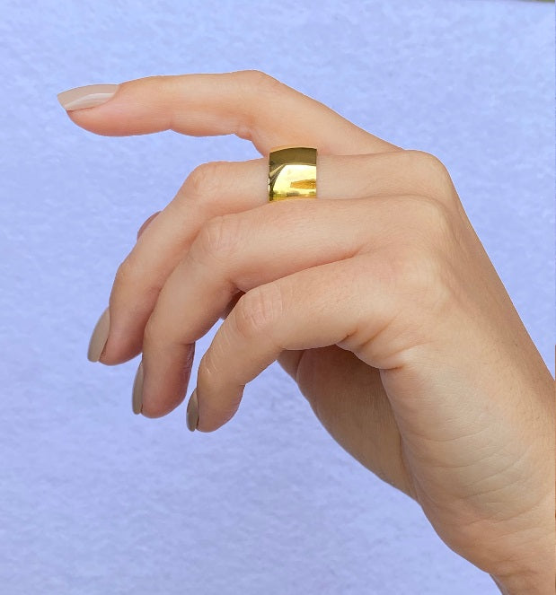 Anillo Bombé Gold