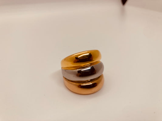 Anillo Triple 3 Colores