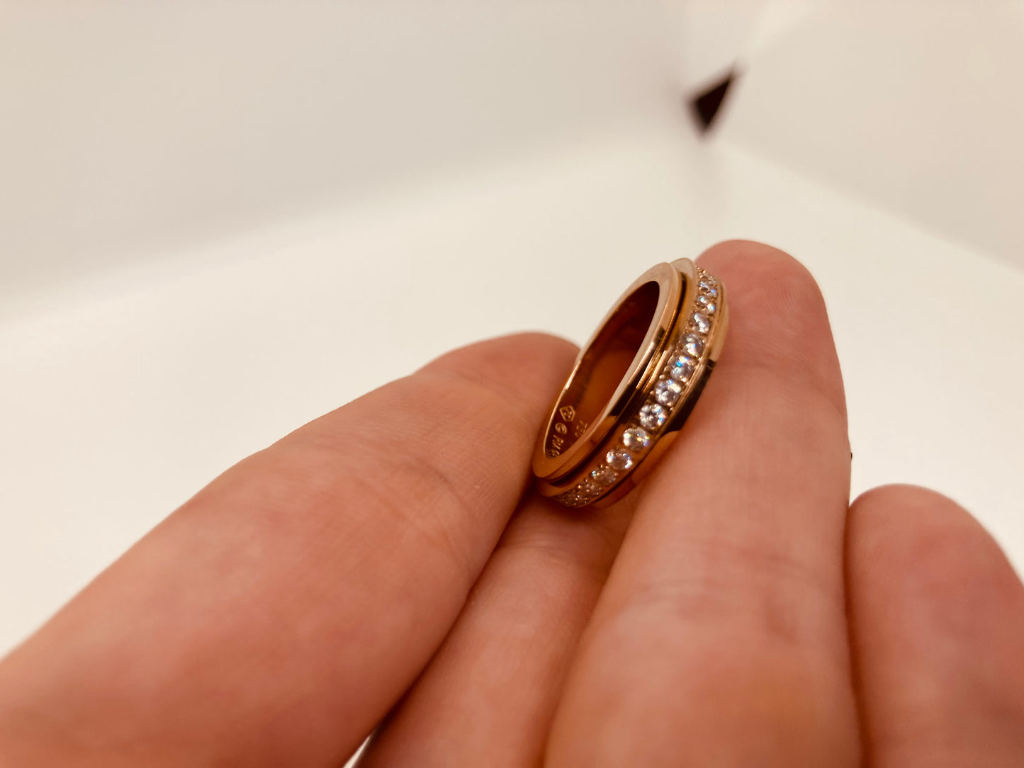 Anillo Rose Gold Cristales